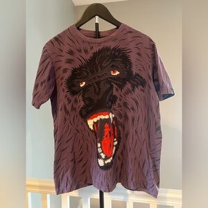 Purple Graphic Gorilla T-Shirt